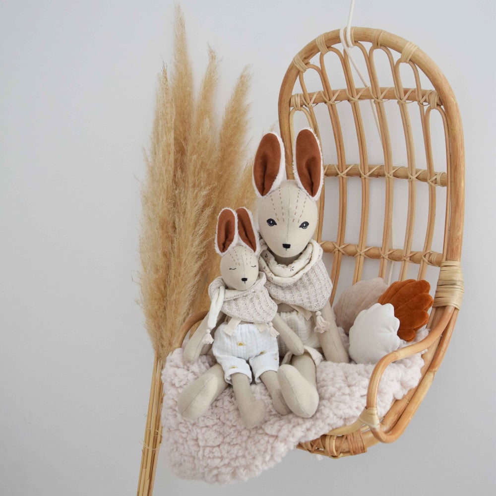 Image of maxi lapinou Gabin feuillage