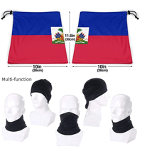 Image 2 of Headwear Headband and Neck Warmer Scarf Half Face 