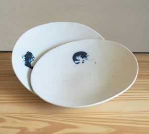Image of Isabelle René - Petite Assiette Porcelaine / Blanc