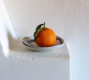 Image of Isabelle René - Petite Assiette Porcelaine / Blanc