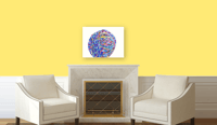 Image 2 of Purple Dot Mound Classic Giclee Print
