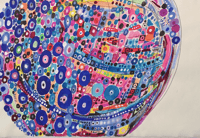 Image 3 of Purple Dot Mound Classic Giclee Print