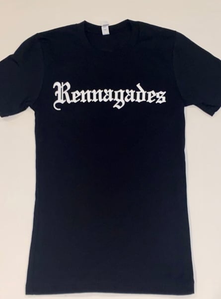 Image of Rennagades T with logo on back