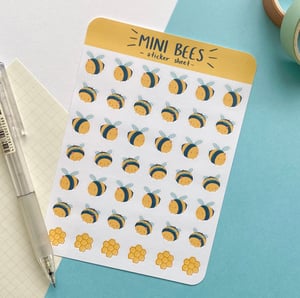 Image of Bees Sticker Sheet