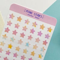 Image 2 of Mini Stars Sticker Sheet