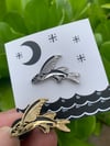 Mālolo enamel pin by Kahiau Beamer (2 styles)