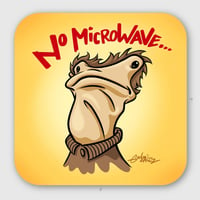 No Microwave Sticker 3"