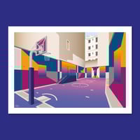 Image 1 of Pigalle Basket-ball Court - Violet