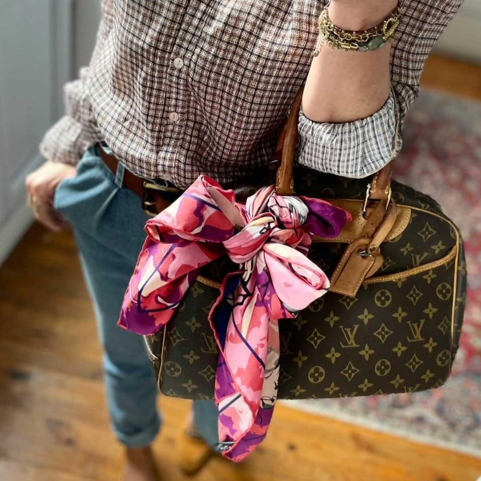 Foulard pour sac louis clearance vuitton