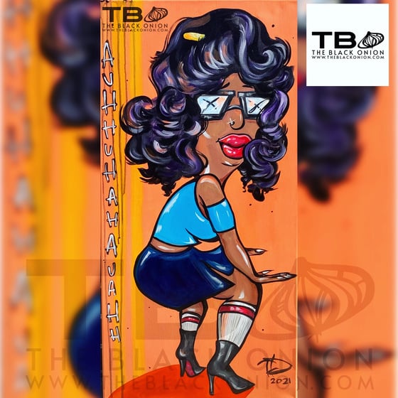 Image of MISS BELCHER | canvas print 