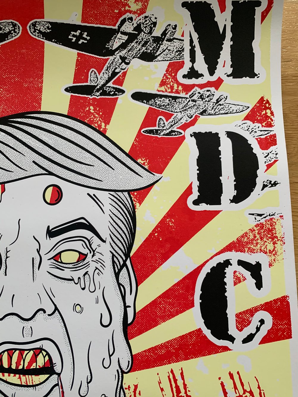 D.O.A. / M.D.C Silkscreen Concert Poster - Gas Monkey Dallas