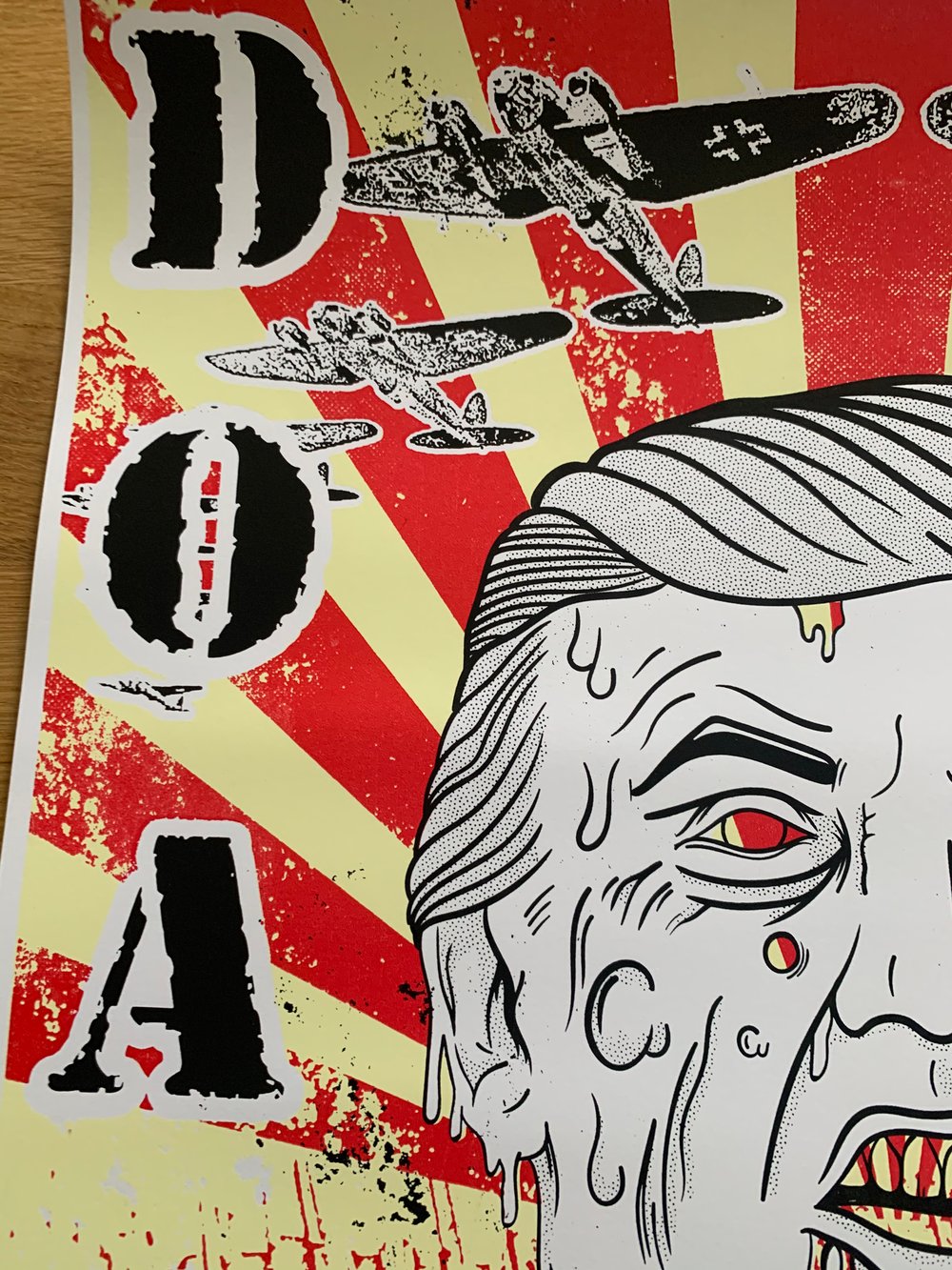 D.O.A. / M.D.C Silkscreen Concert Poster - Gas Monkey Dallas