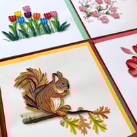 Image 1 of Handmade Paper Quilled Cards