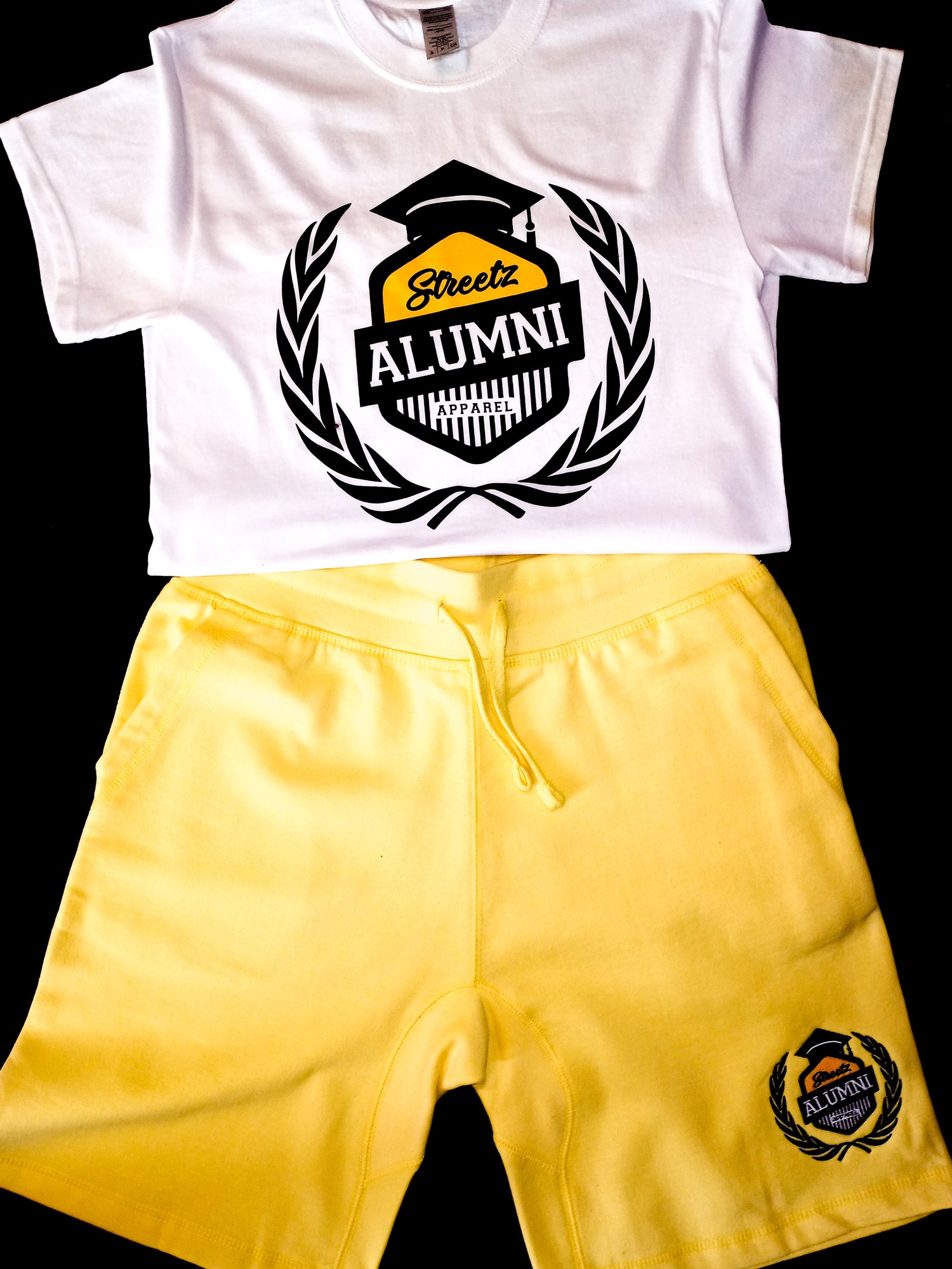 Image of "Streetz Alumni" Shorts Set (shorts are pre-order at this time due to limited quantity)