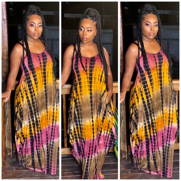 Image of Tye dye maxi 