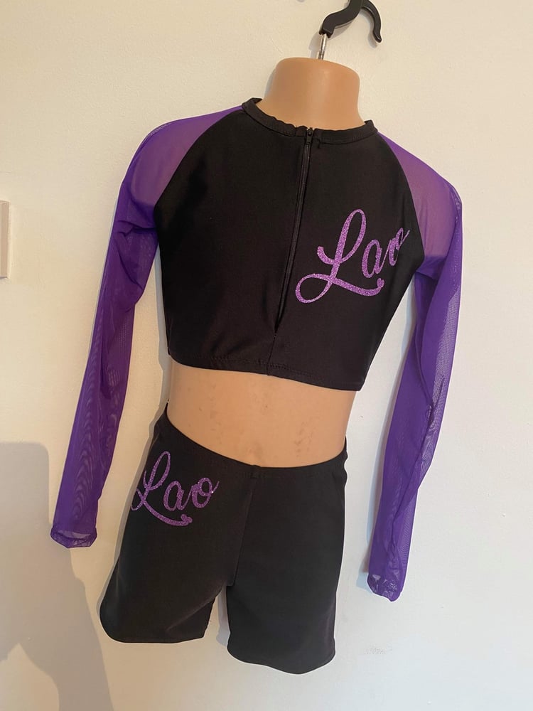Image of Lao uniform - crop top set