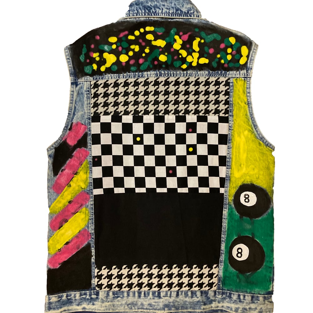 Hand Crafted Remix Denim Vest 