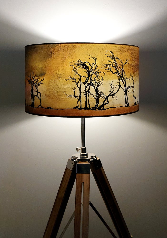 Hawthorns Drum Lampshade By Lily, Fish Table Lamp Shades Only