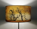 Hawthorns Drum Lampshade by Lily Greenwood (45cm, Standard/Floor Lamp or Ceiling)