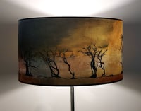 Image 5 of Hawthorns Drum Lampshade by Lily Greenwood (45cm, Standard/Floor Lamp or Ceiling)