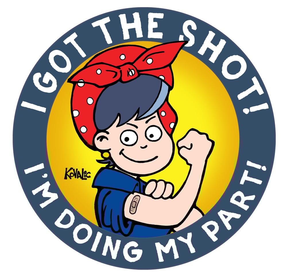 Image of Limited Edition I Got The Shot Enamel Pin and Patch