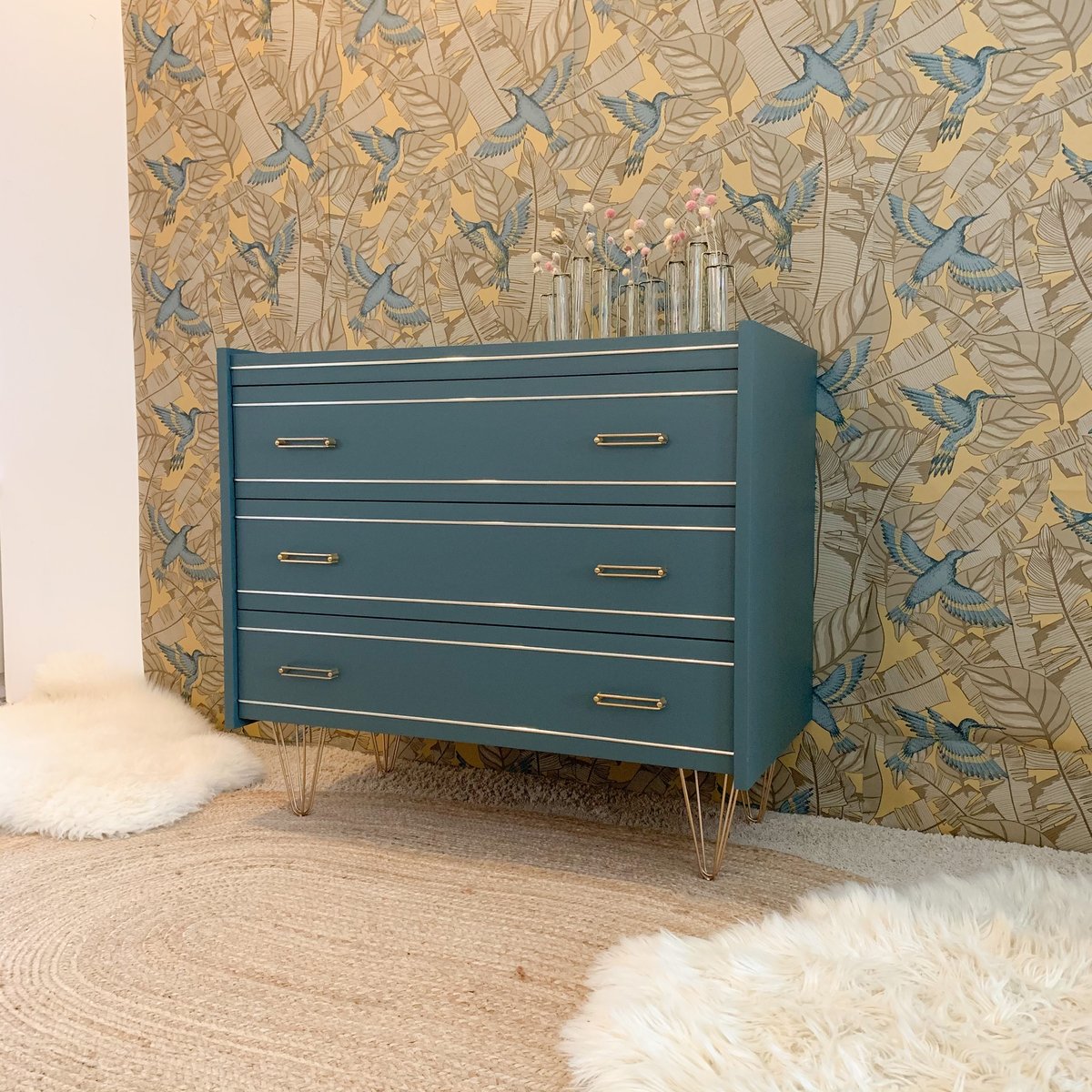 Image of VENDUE/SOLD OUT Commode Filaire Colibris