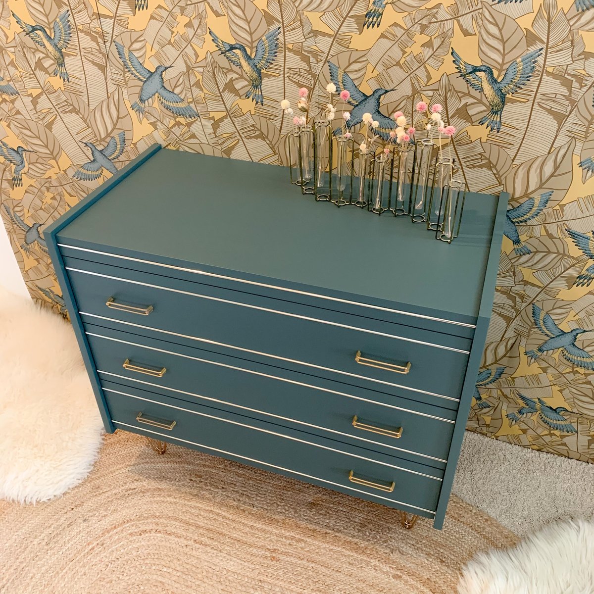 Image of VENDUE/SOLD OUT Commode Filaire Colibris