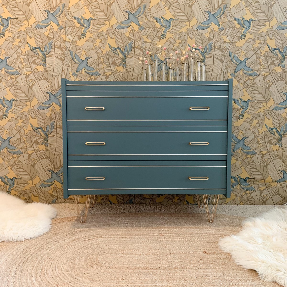 Image of VENDUE/SOLD OUT Commode Filaire Colibris