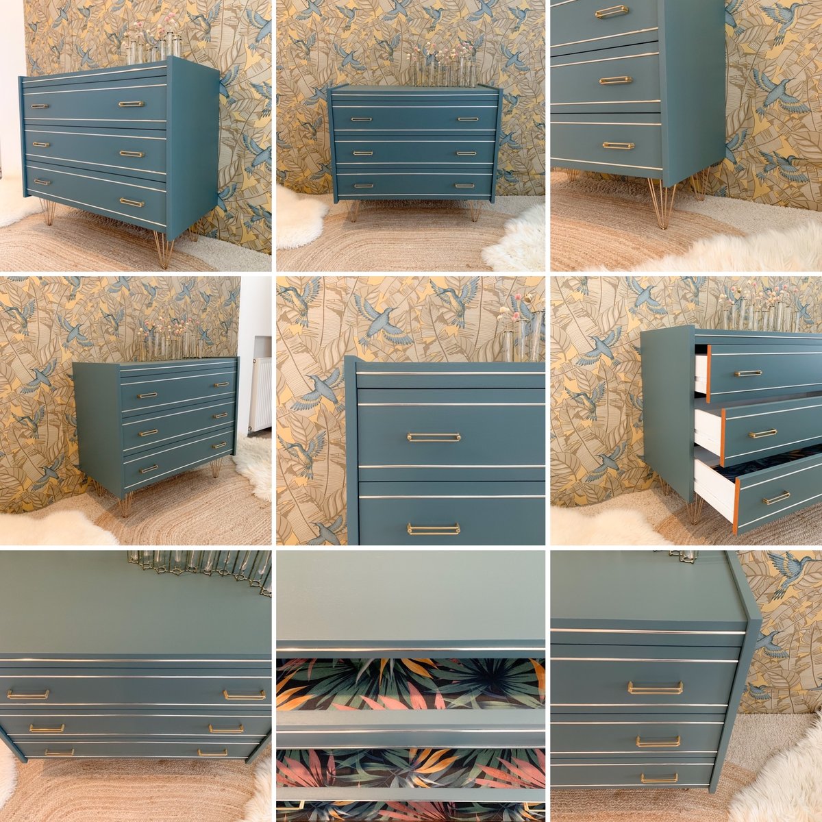 Image of VENDUE/SOLD OUT Commode Filaire Colibris