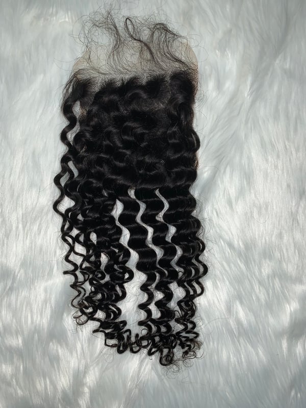 Image of 5x5 transparent lace closure