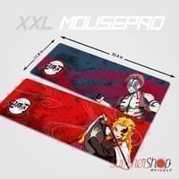DEMON SLAYER - RENGOKU & AKAZA - MOUSEPAD