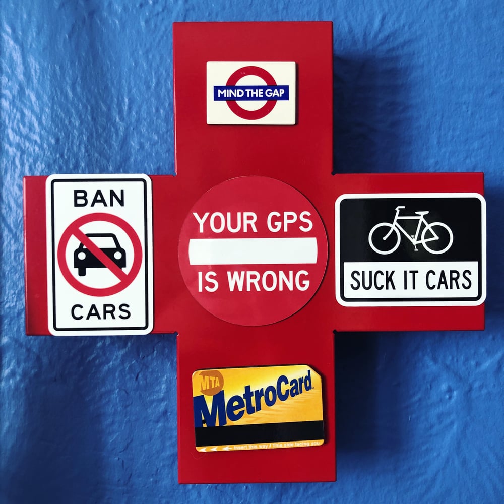 BAN CARS Magnet