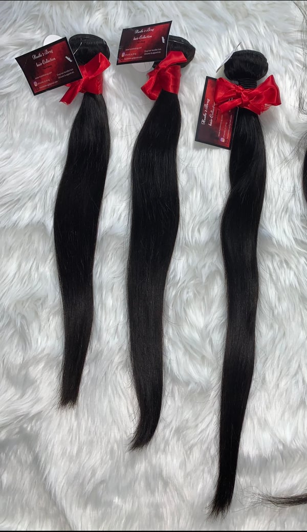 Image of Straight hair  bundles deals 