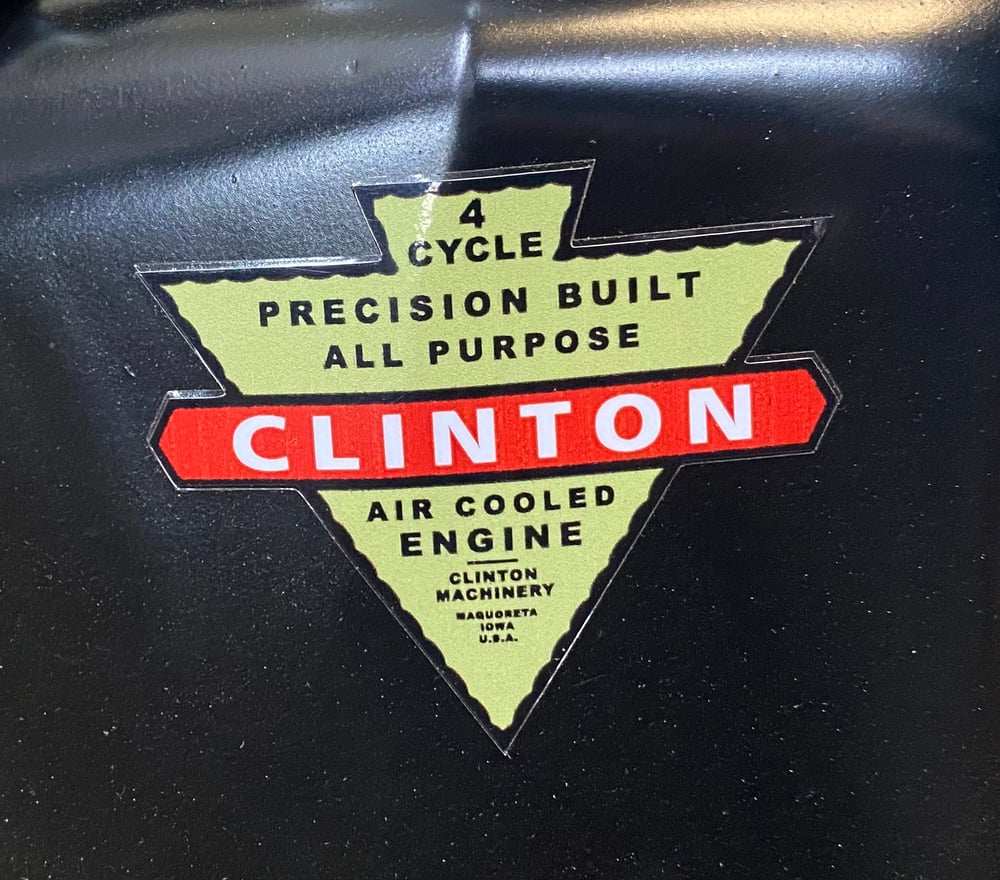 Clinton Engine Sticker Decal