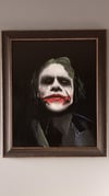 "Why So Serious?" Original Oil (Framed)