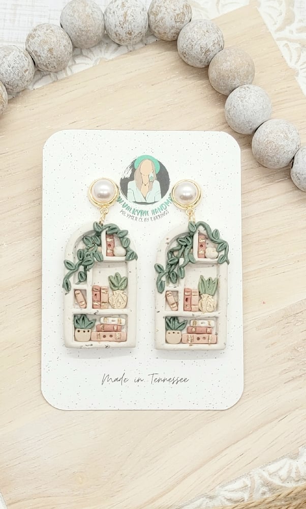 Image of Botanical Bookshelf Dangles 