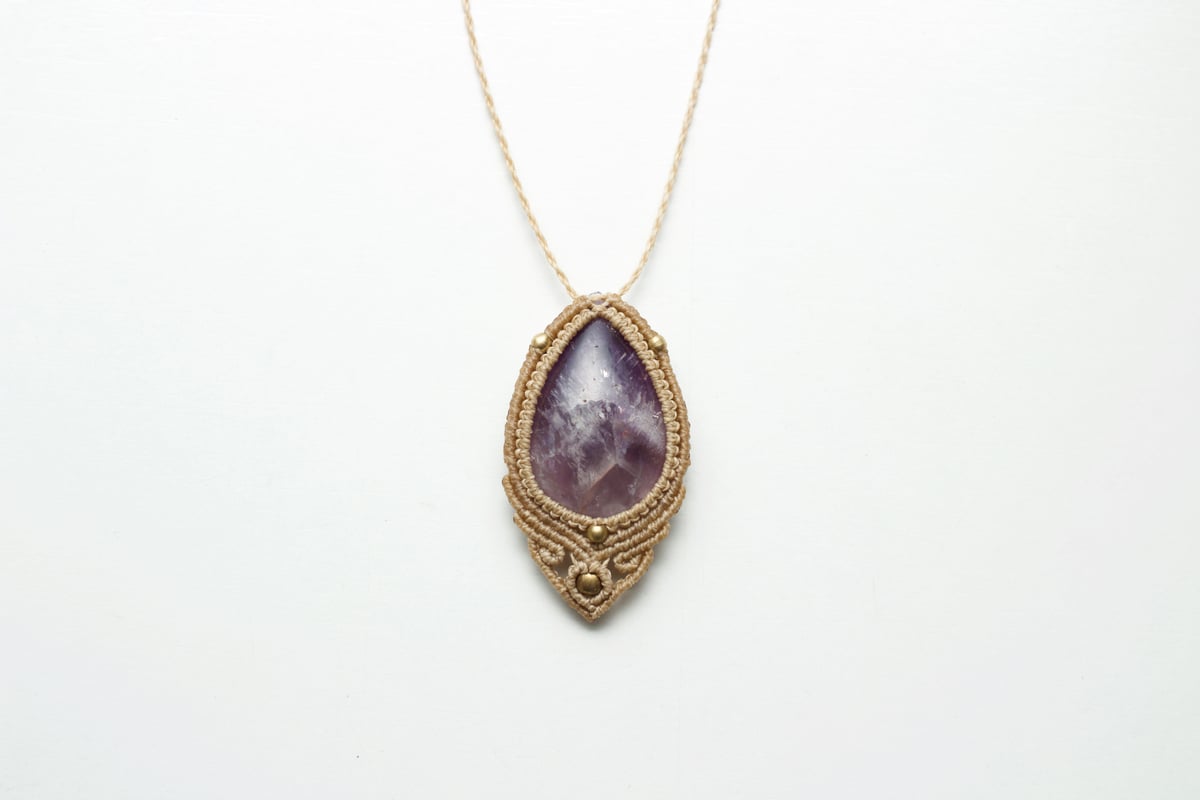 Image of Amethyst necklace
