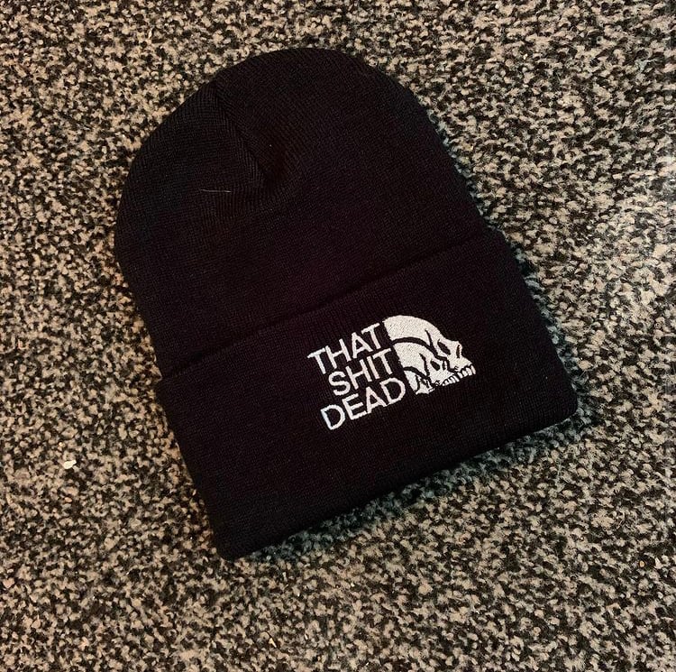 Image of ThatShitDead Not The North Face Beanie