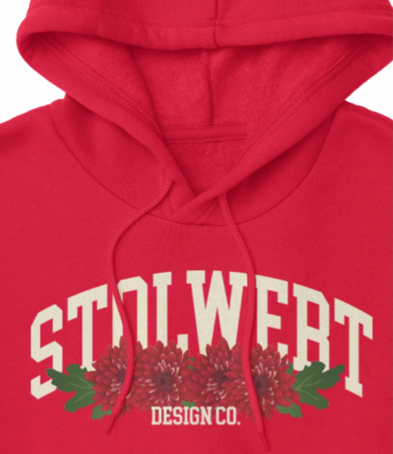 Image of ‘Chrysanthemum’ Hooded Pullover Sweatshirt 