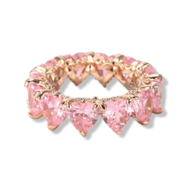Pink Heart Ring