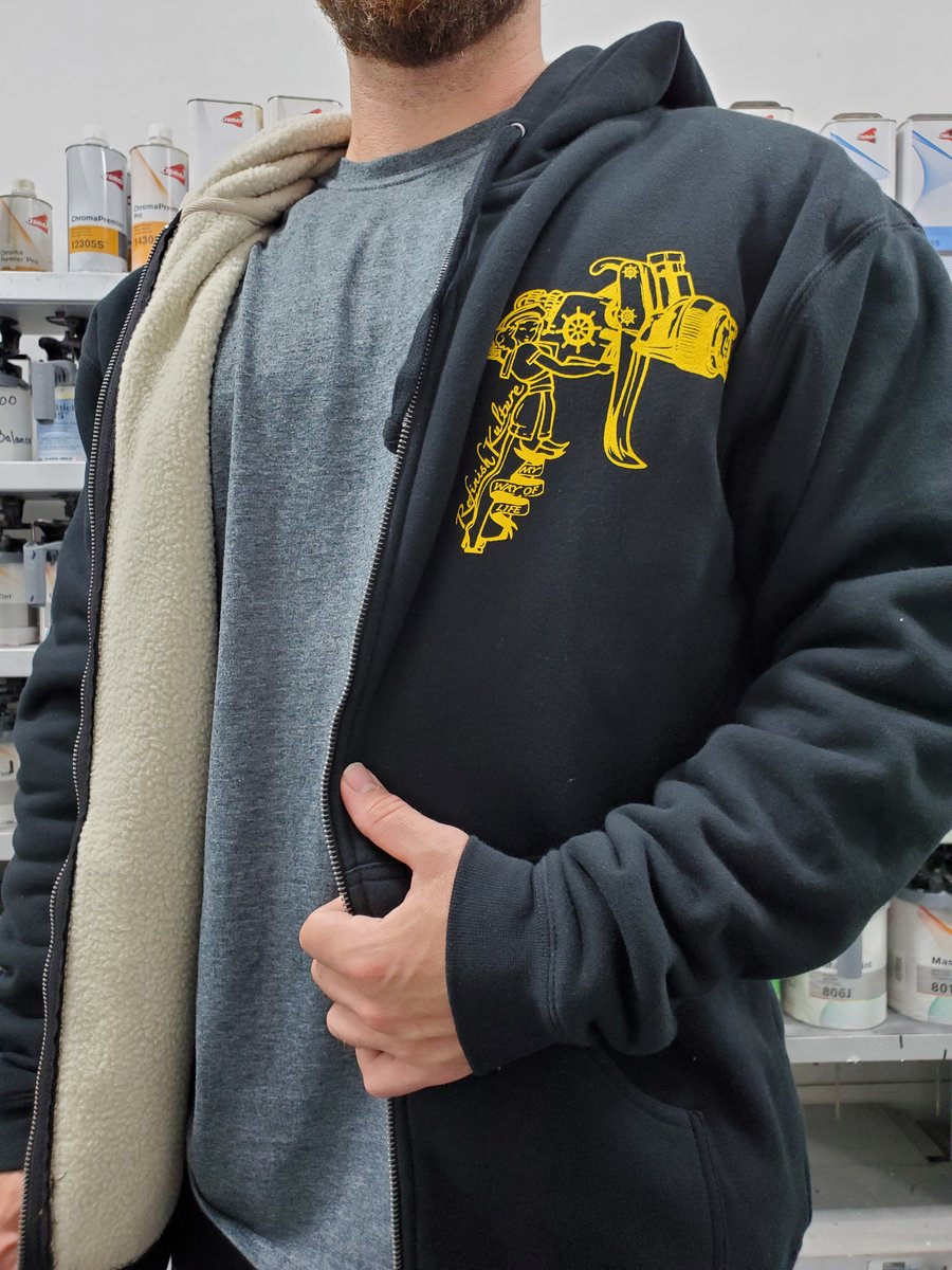 Image of Pin Up Sherpa lined Hoodie