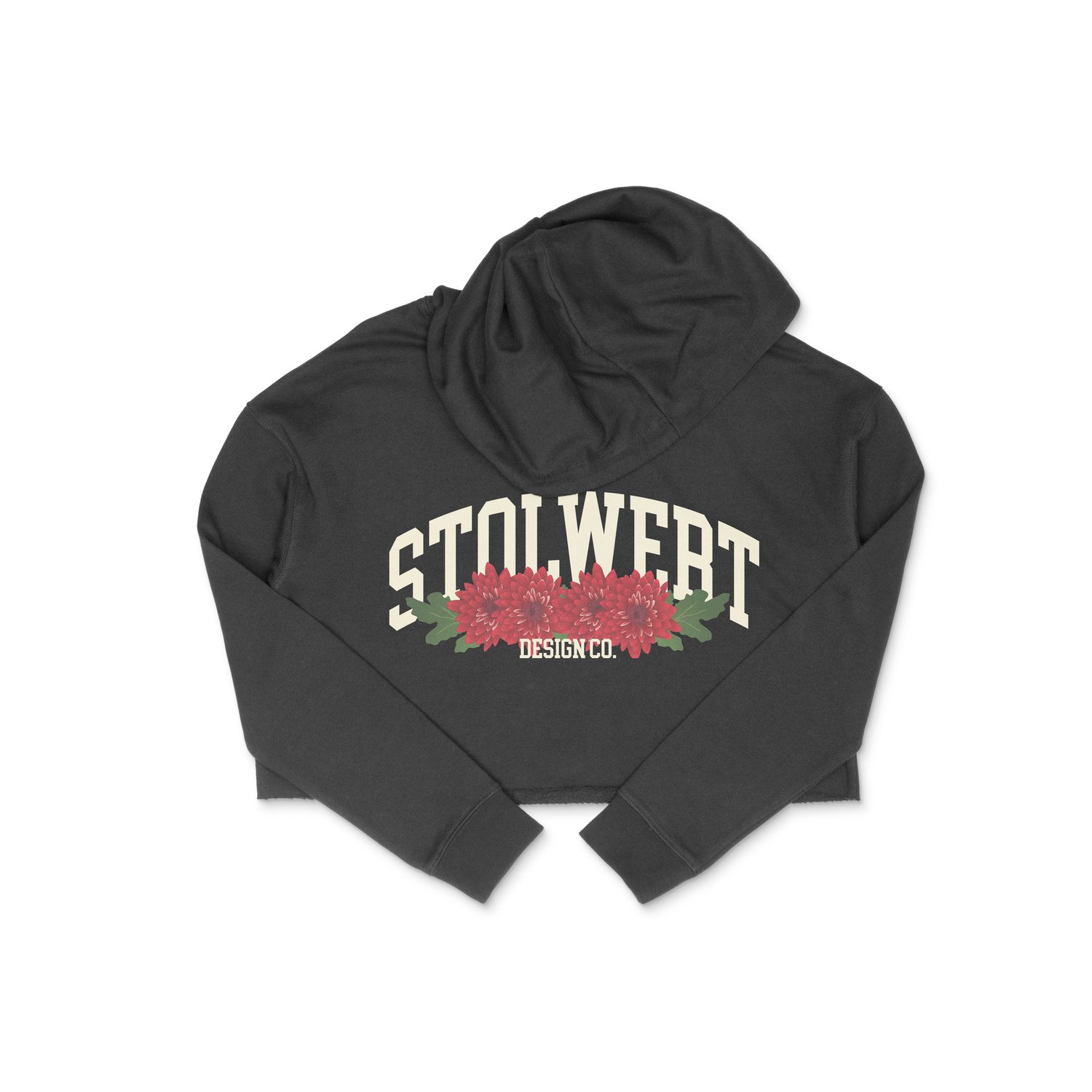 Image of ‘Chrysanthemum’ Women’s Cropped Hoodie