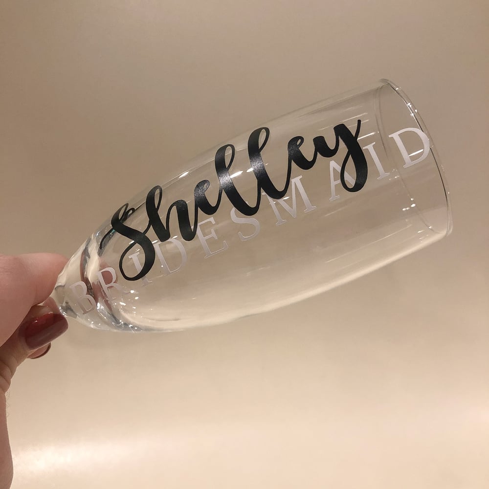 Image of Personalised Name & Titled Drinking Glasses