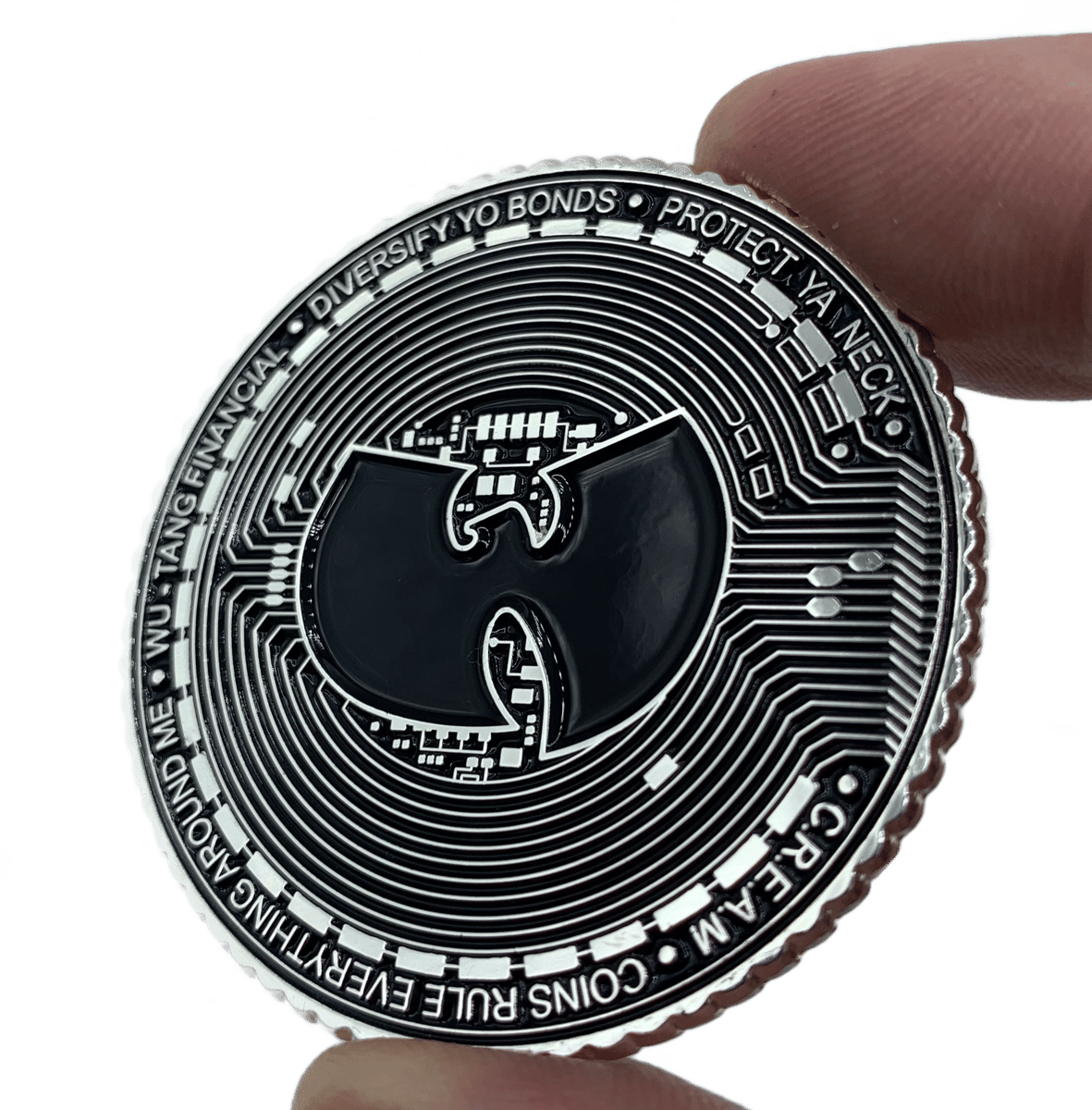Coins Rule Everything Around Me - Silver WuTang Crypto Coin |  HighFrequencygraphix
