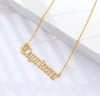  (12 wholesale) Blinged out zodiac necklaces