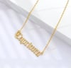 (12 wholesale) Blinged out zodiac necklaces