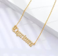  (12 wholesale) Blinged out zodiac necklaces