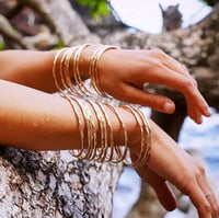 Image 1 of E A R T H Golden Abundance Bangles