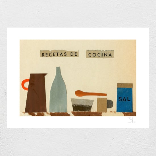 Image of Recetas de Cocina Print