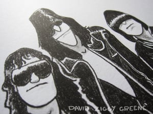 Ramones tribute print